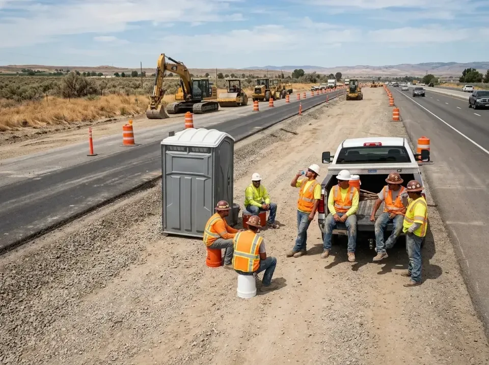 highway-road-construction-crew-007 — frequently asked questions, Porta Potty and Restroom Rentals in Red Rock, AZ